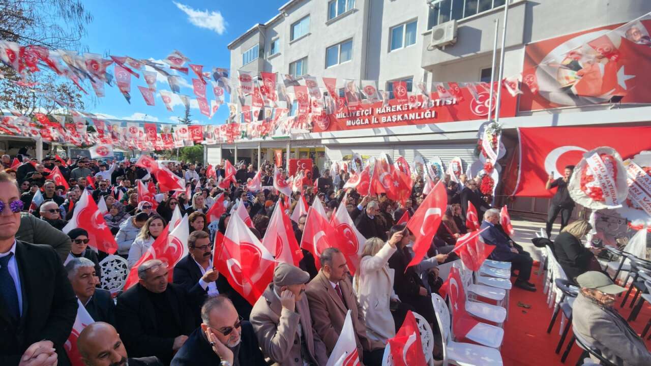 MHP Muğla İl Başkanlığı Yeni Hizmet Binası Törenle Açıldı 1